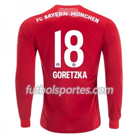 Camisetas Bayern de Múnich Leon Goretzka 18 Primera Equipacion 2019/2020 Manga Larga